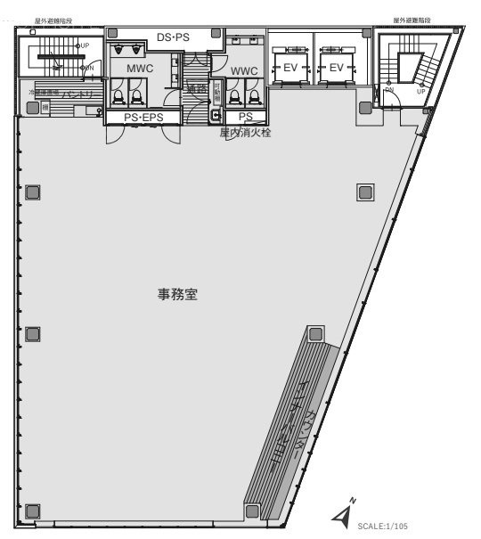 CIRCLES西新宿2F 間取り図