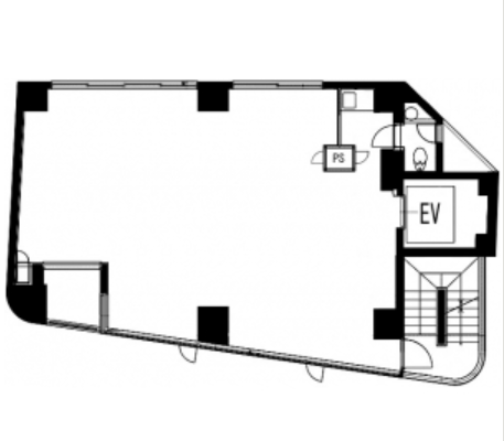 新宿明治通りビル10F 間取り図