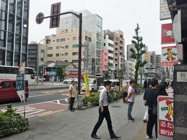 浅草橋杉浦ビル ビル前面道路