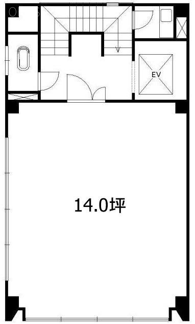 興亜第一ビル5F 間取り図