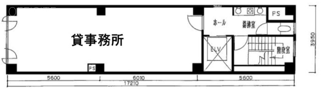 内田ビル3F 間取り図