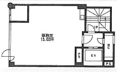垣見ビル2F 間取り図