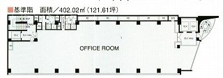銀座中央ビル3F 間取り図