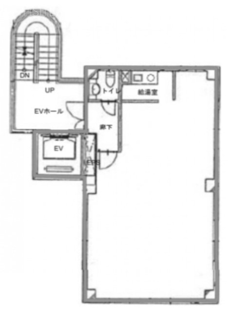 羽賀ビル新館2F 間取り図