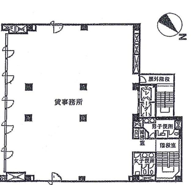 共和五番館2F 間取り図