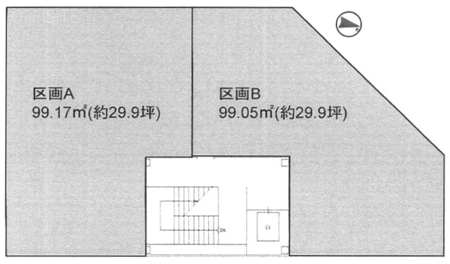 アスク新都心ビルB 間取り図