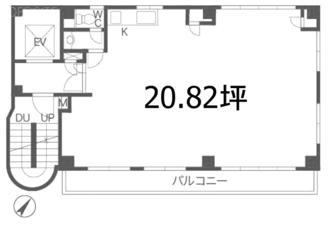 blooming HORIKIRI3F 間取り図