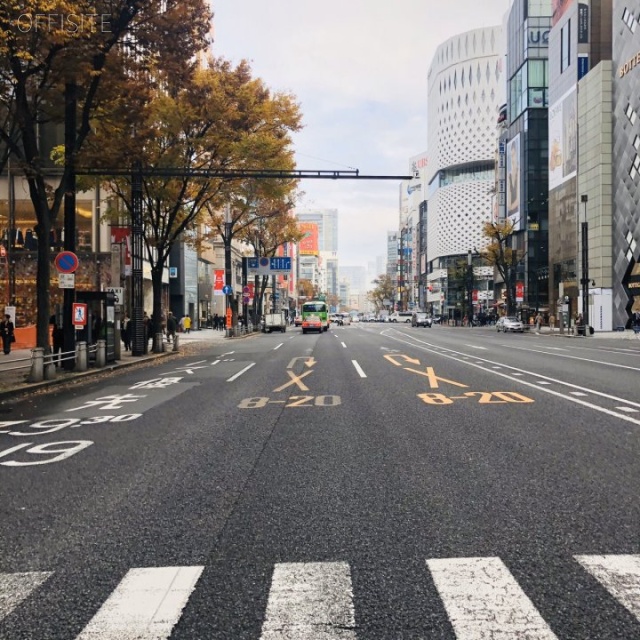 銀座中央ビル ビル前面道路