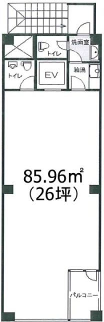 高桑ビル2F 間取り図