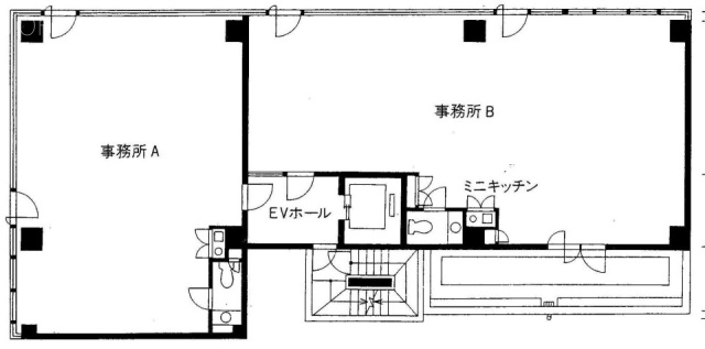 都立大第3ノアビルB 間取り図