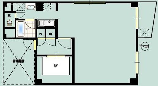 アオキビル3F 間取り図