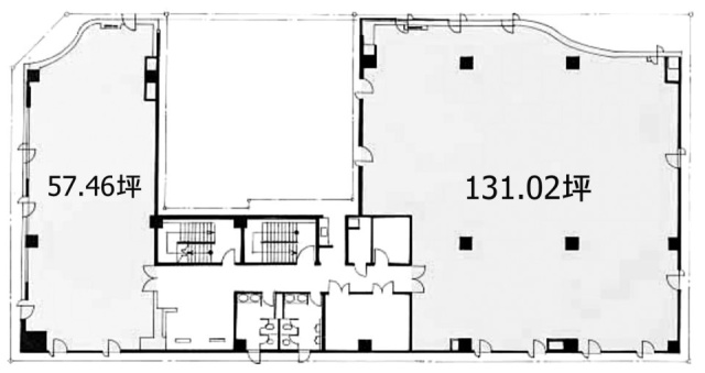 三井住友銀行五反田ビル7F 間取り図