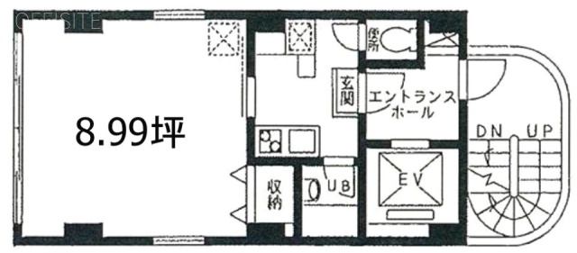 浅草橋OCビル2F 間取り図
