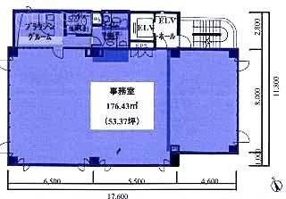 エスパリエ平河町ビル1F 間取り図