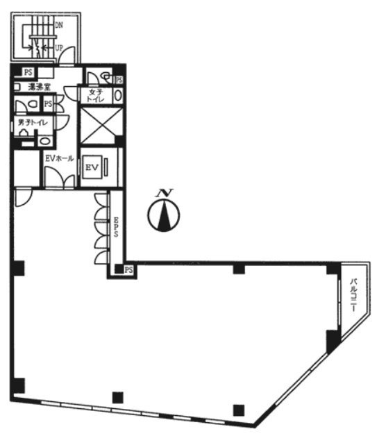 ヨネクラビル5F 間取り図