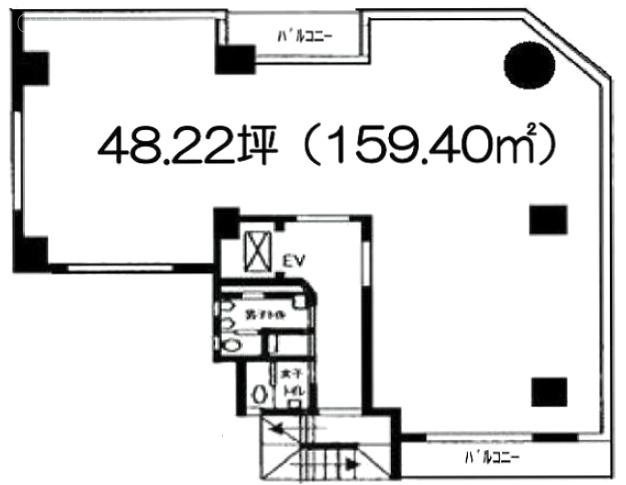 東ビル6F 間取り図