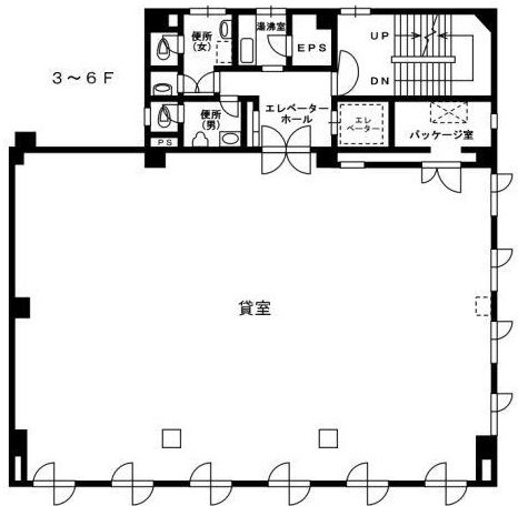 守住ビル3F 間取り図