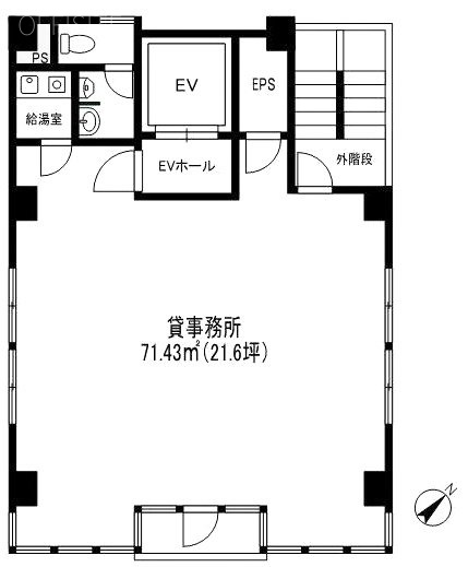 ギャランティー21東京5F 間取り図