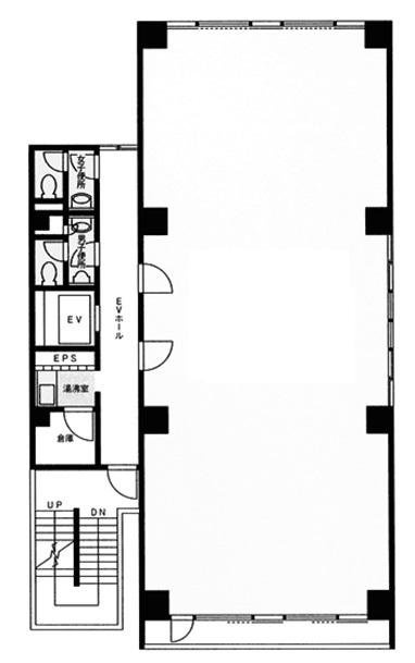 芝松下ビル6F 間取り図