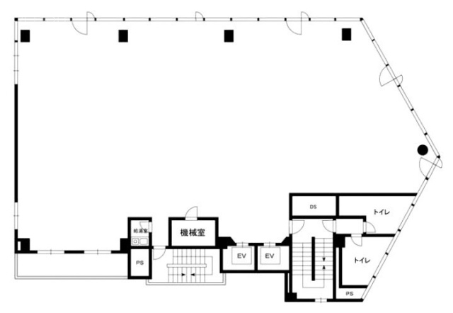 北辰ビル8F 間取り図