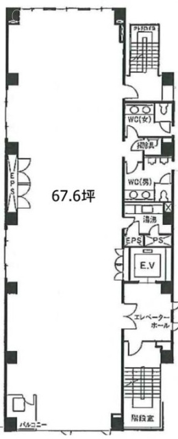 細井ビル3F 間取り図