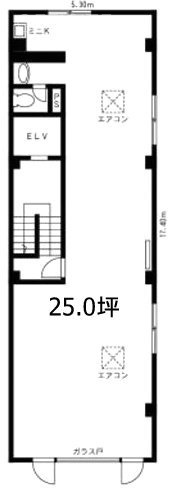 関口ビル6F 間取り図