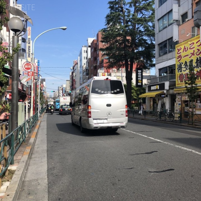 ハイネス野上ビル ビル前面道路