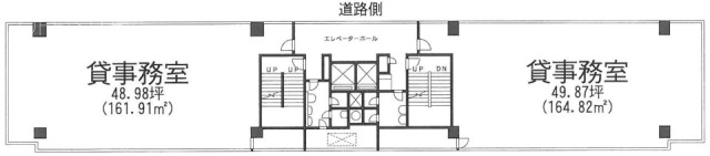 廣瀬第2ビル6F 間取り図