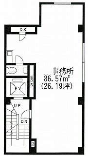 第一岸ビル1F 間取り図