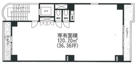 ヒロビル6F 間取り図