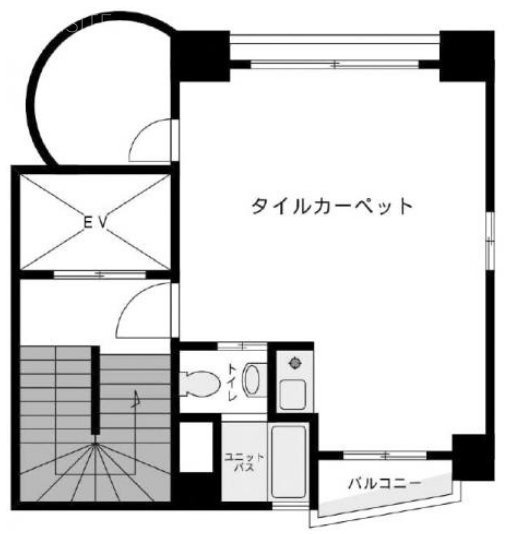 御殿山101ビル2F 間取り図