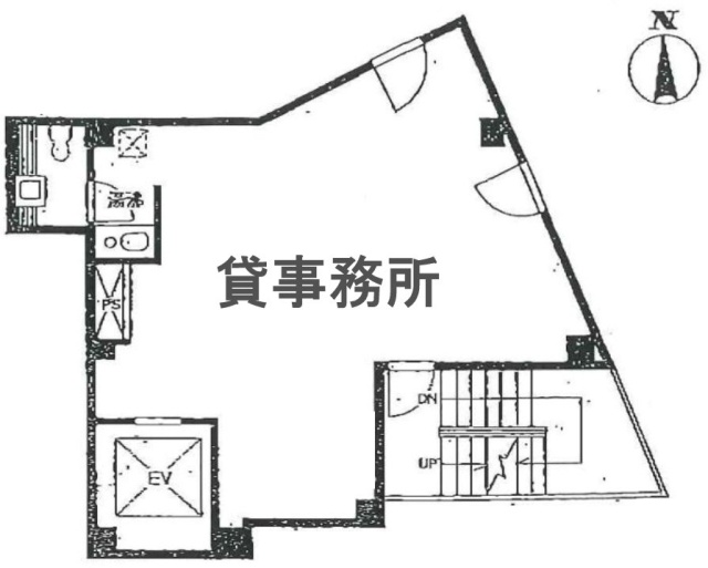 根本ビル4F 間取り図
