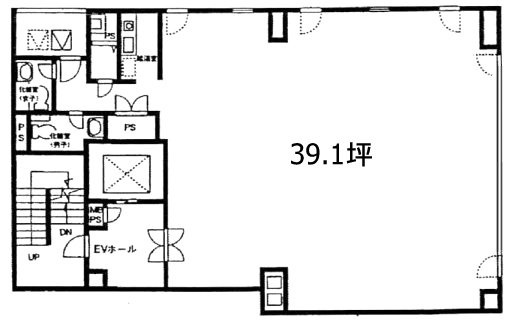 TKK第2新橋ビル4F 間取り図
