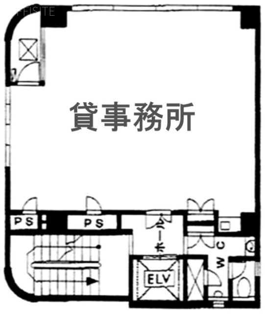 さがみやビル2F 間取り図