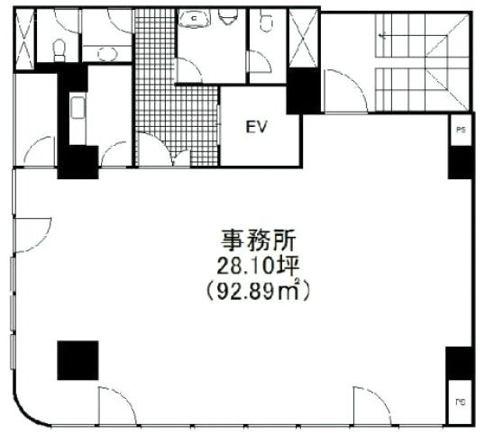 マルトモ東京ビル6F 間取り図