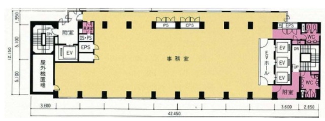 岩波書店一ツ橋ビル12F 間取り図