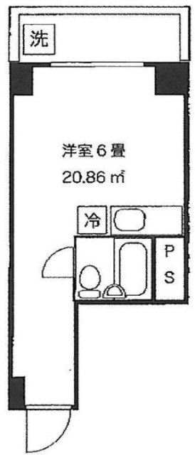 レジデンス向井ビル402 間取り図