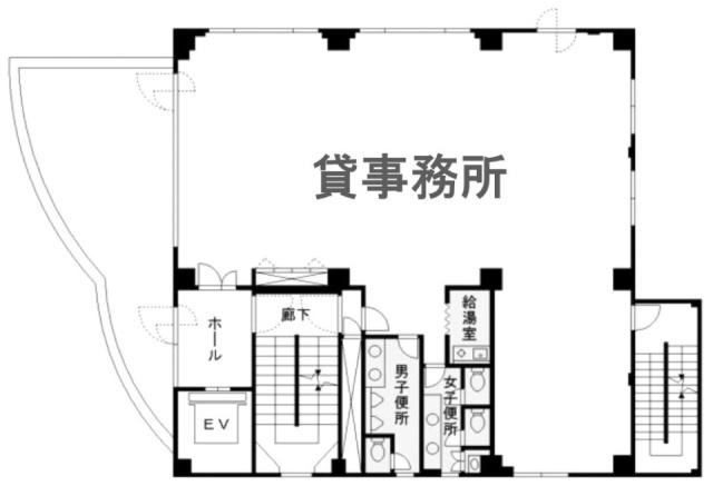 京王自動車桜ヶ丘ビル8F 間取り図