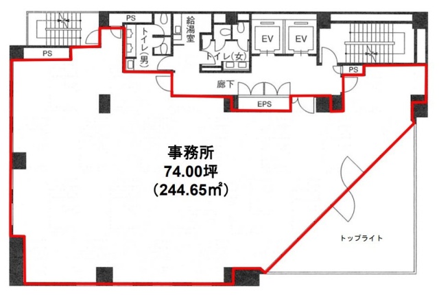 T&G浜松町ビル5F 間取り図