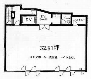 長谷川力ビルB2F 間取り図