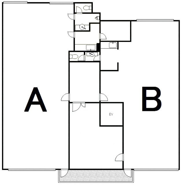 高山ランドビル1F 間取り図