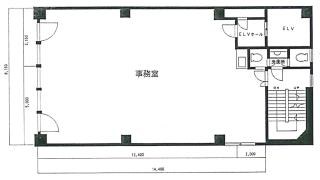 翠雲堂横浜ビル3F 間取り図