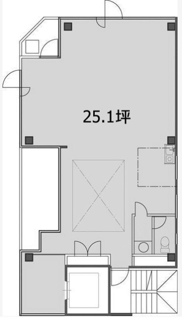 イマス南大井ビル2F 間取り図