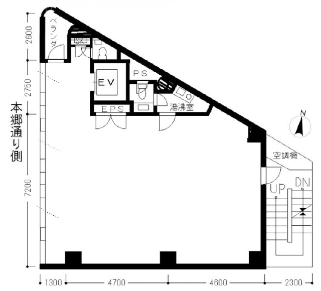 保坂ビル4F 間取り図