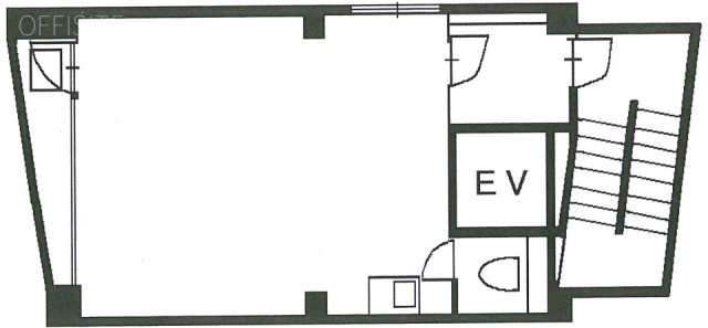 岩瀬ビル4F 間取り図