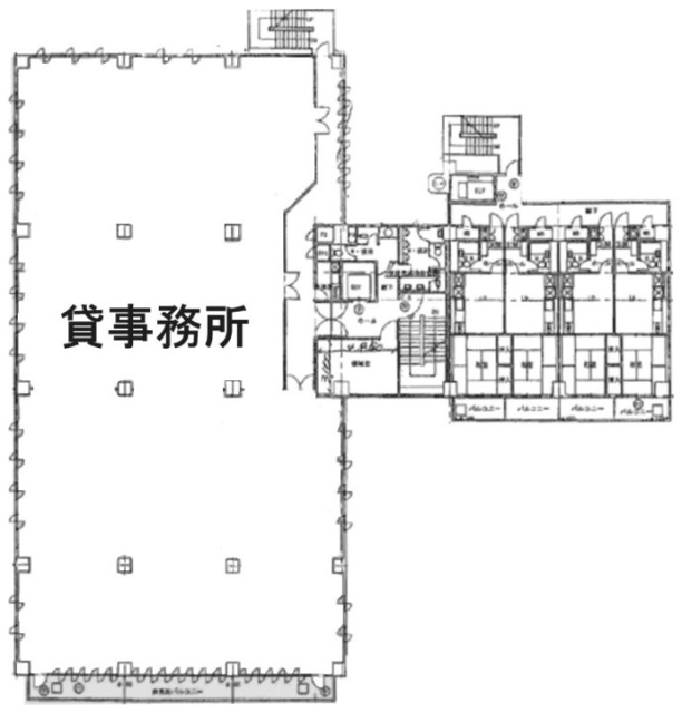 高徳ビル3 間取り図