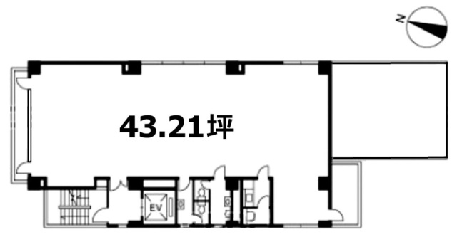 朝日生命小岩ビル2F 間取り図