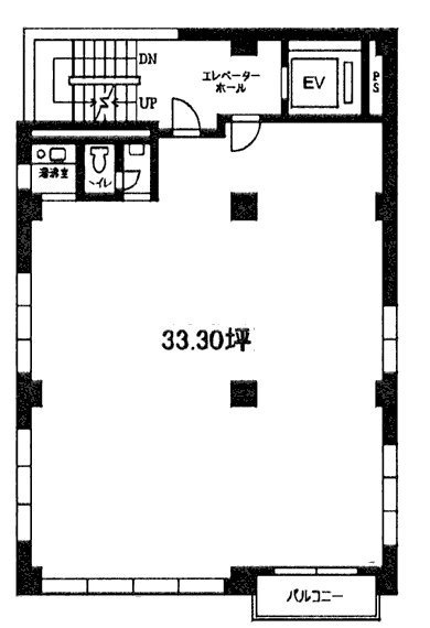 雨宮ビル5F 間取り図