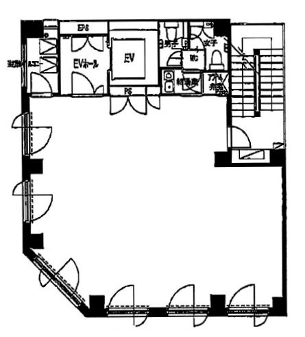 銀座伊藤ビル7F 間取り図
