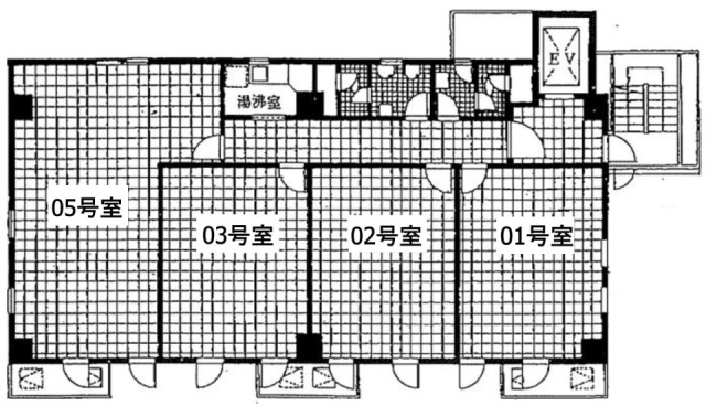 新聞之新聞ビル405 間取り図